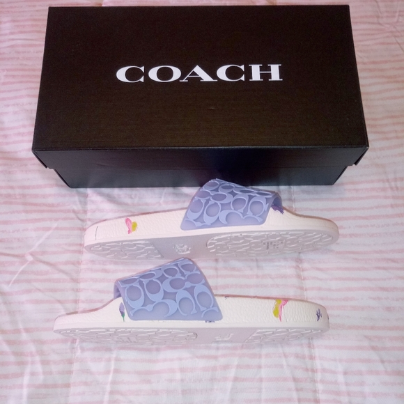 SOLD- Coach Udele Slides Sandals - Picture 4 of 11